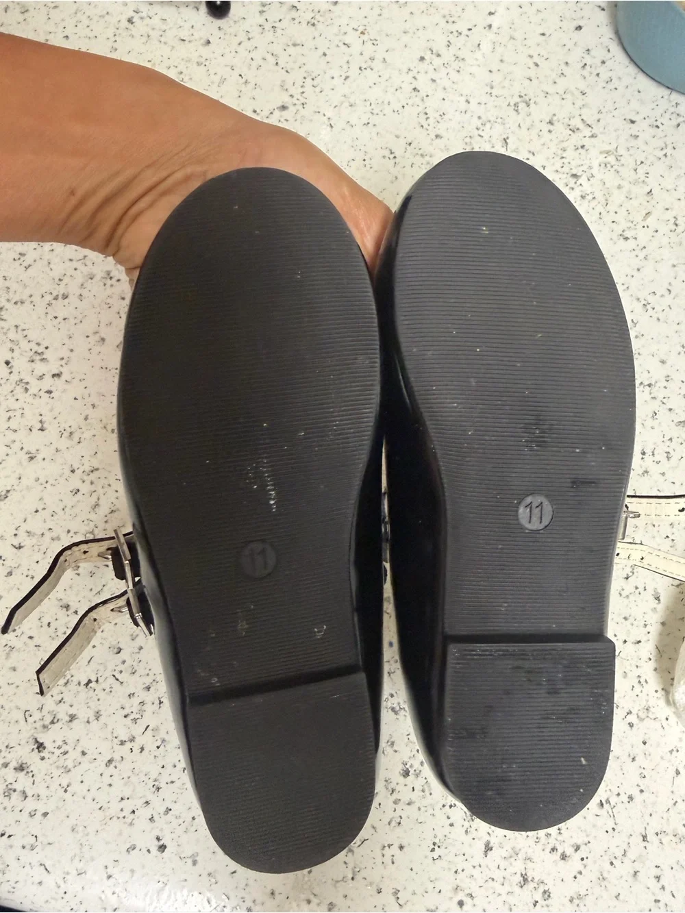 GAP Kids Black Patent Double-Strap Mary Janes
